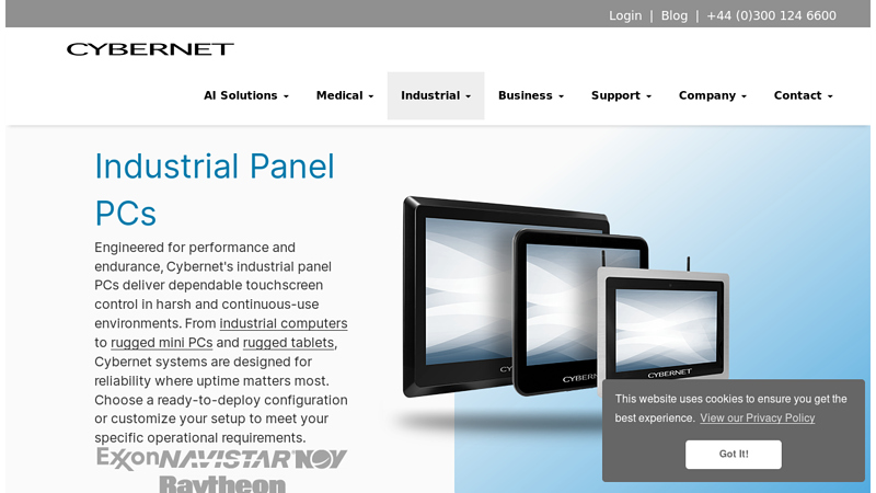 Industrial Panel PCs for Harsh Environments