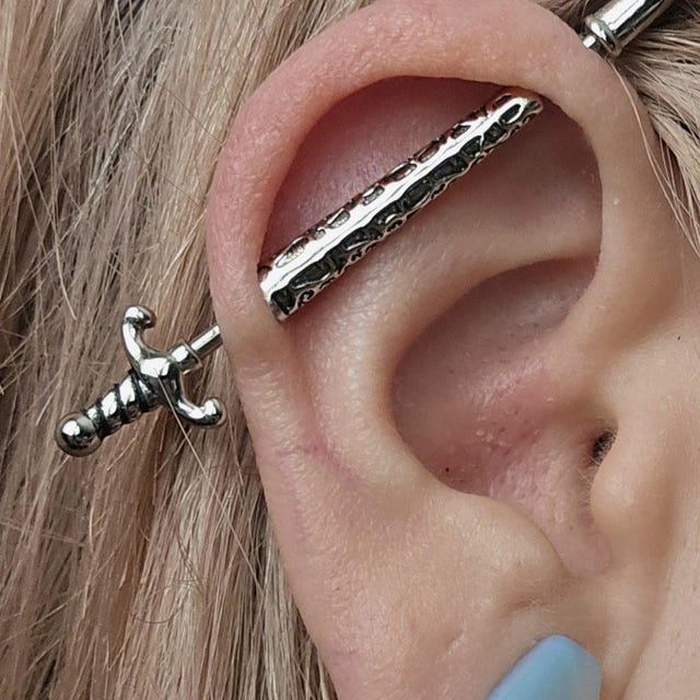 Industrial Piercing illustrations