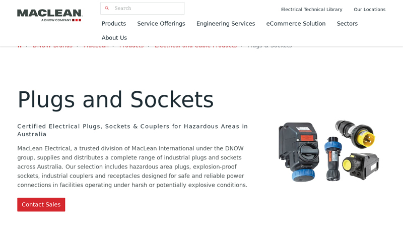 Industrial Plugs & Sockets Australia