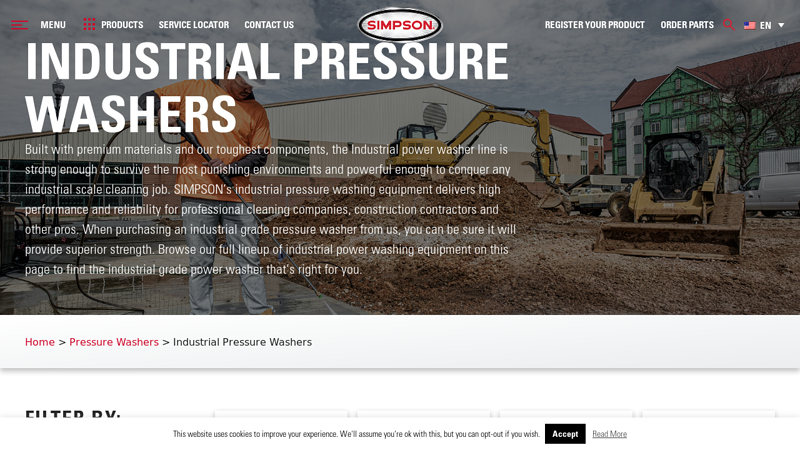 Industrial Pressure Washers