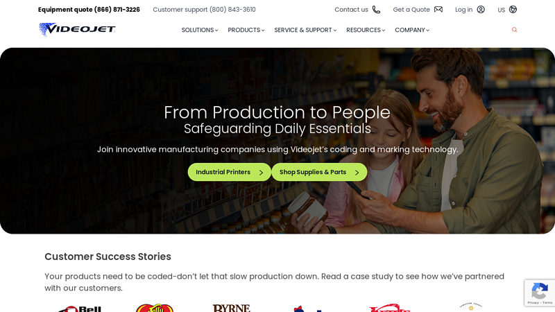 Industrial Printers, Laser Marking, Continuous Inkjet, Label ...