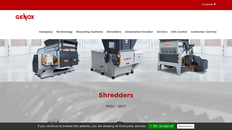 Industrial Recycling Shredders and Granulators