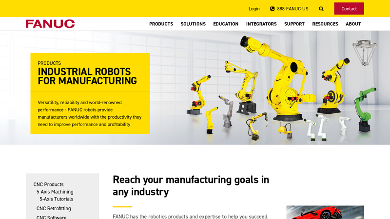 Industrial Robots for Manufacturing