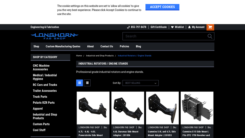 Industrial Rotators / Engine Stands