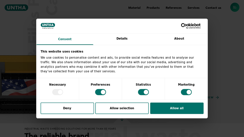 Industrial shredder manufacturer