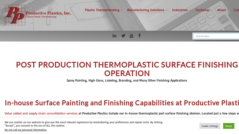 Industrial Spray Painting, Coating, Finishing