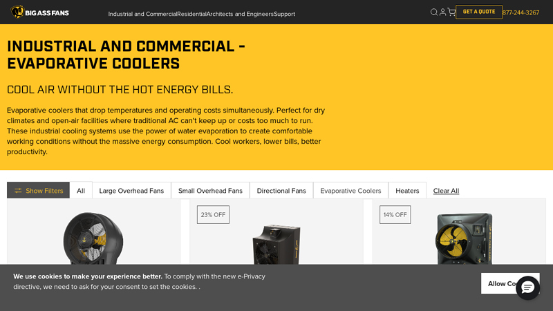 Industrial Swamp Coolers