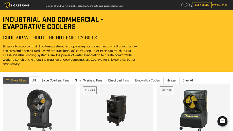 Industrial Swamp Coolers