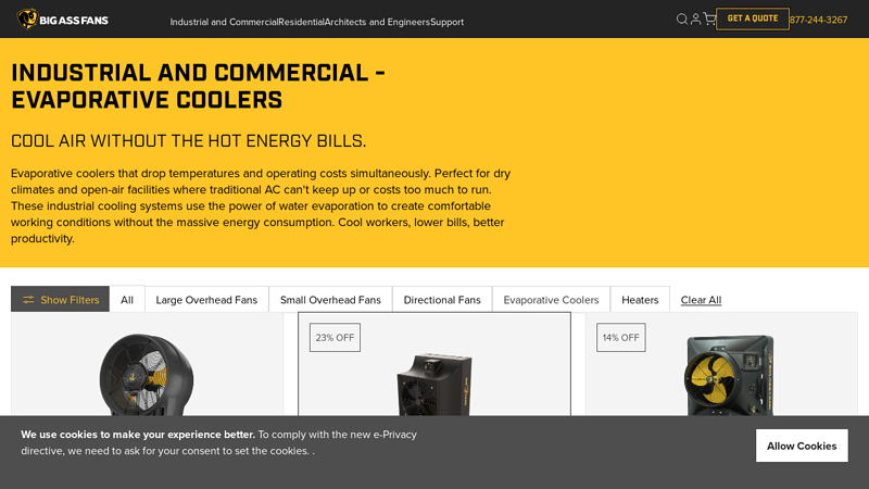 Industrial Swamp Coolers