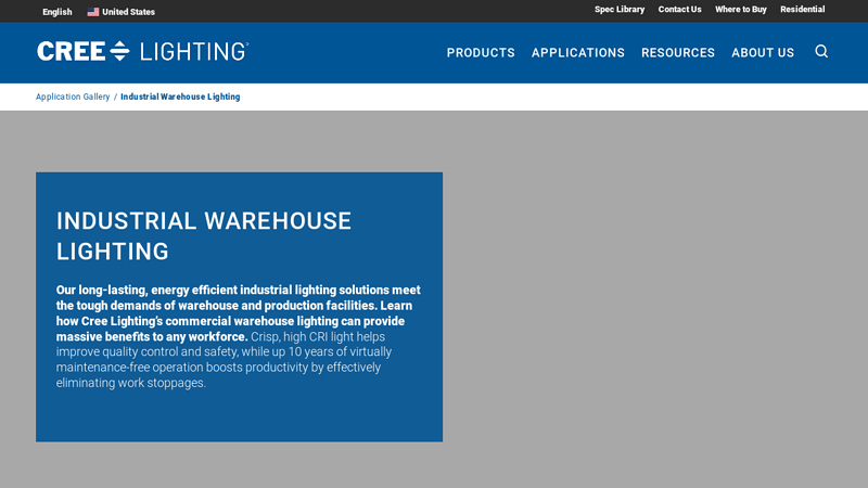 Industrial Warehouse Lighting