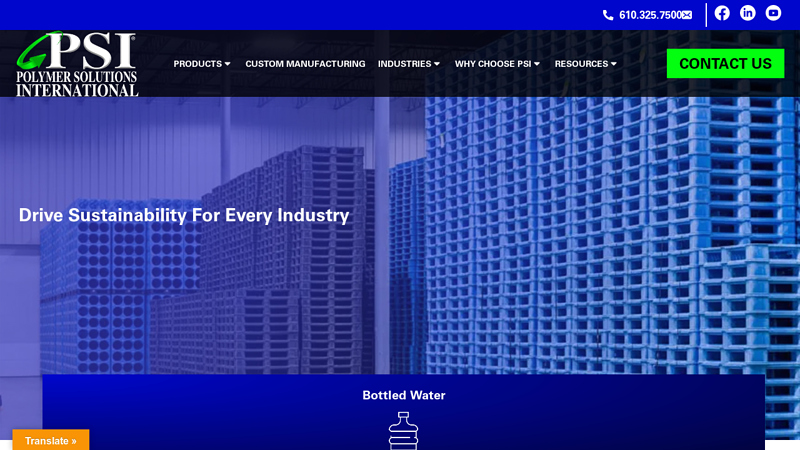 Industry-Leading Plastic Pallets & Bottled Water Racks