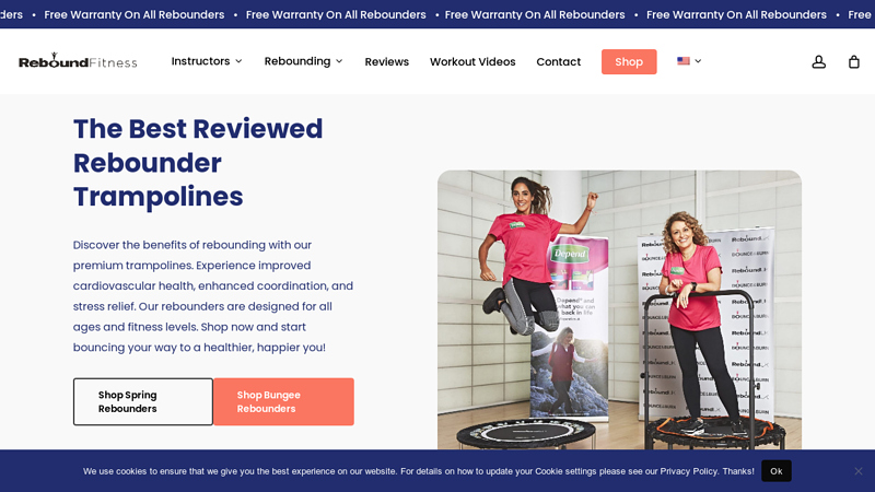 Industry Leading Rebounders & Exercise Trampolines