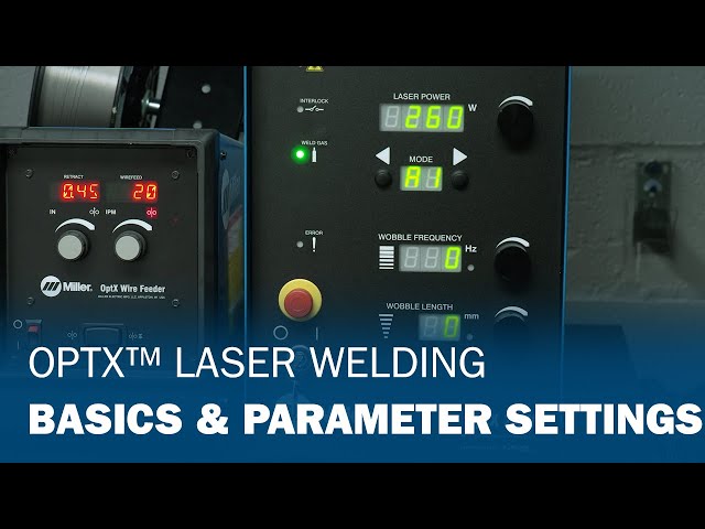info on laser welder setup and parameters