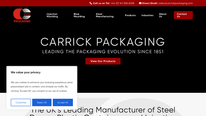 Injection Moulding, Blow Moulding and Steel Manufacturing