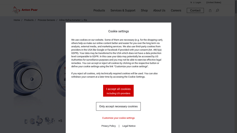 Inline Refractometer: L