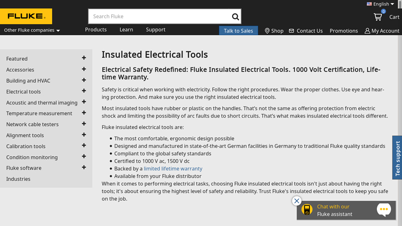 Insulated Electrical Tools for Electricians