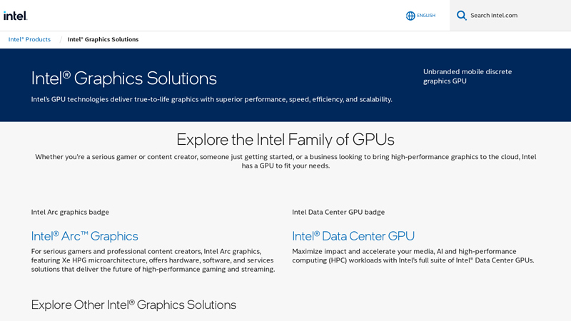 Intel® Graphics Solutions
