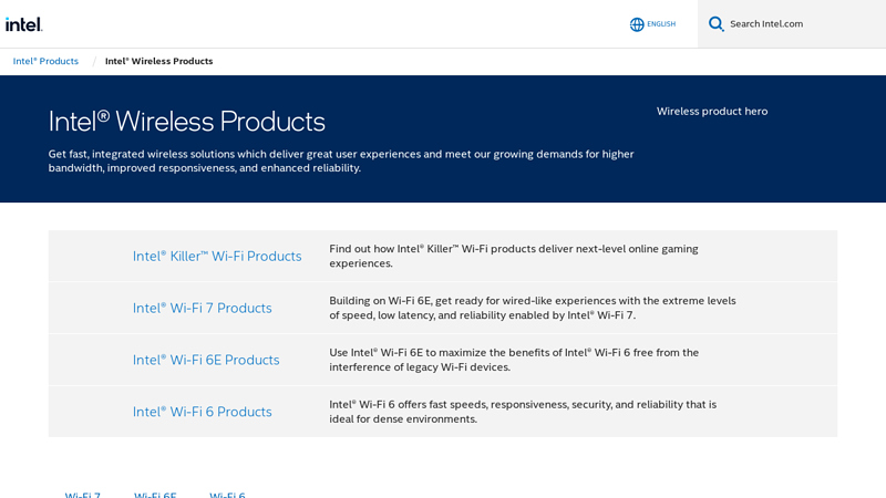 Intel® Wireless Solutions