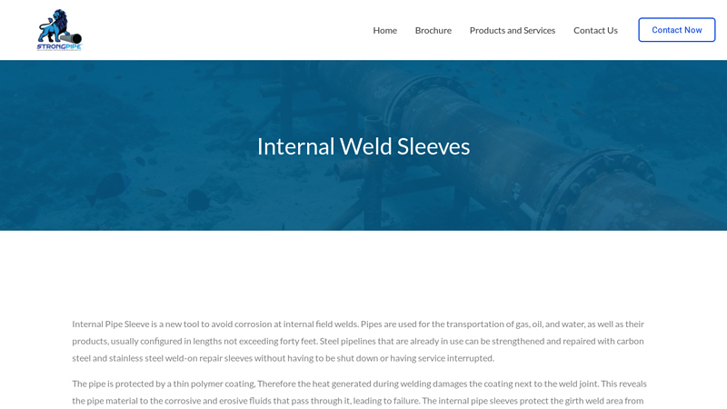 Internal Weld Sleeves