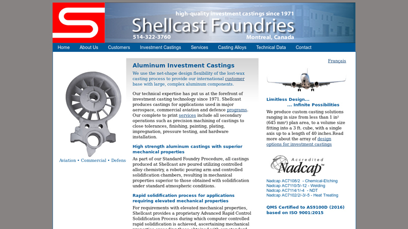 Investment Casting Precision Castings and Rapid Prototypes