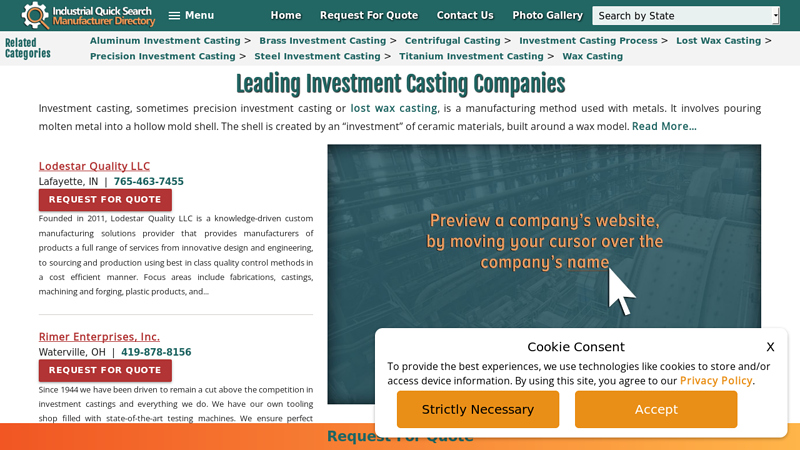Investment Castings