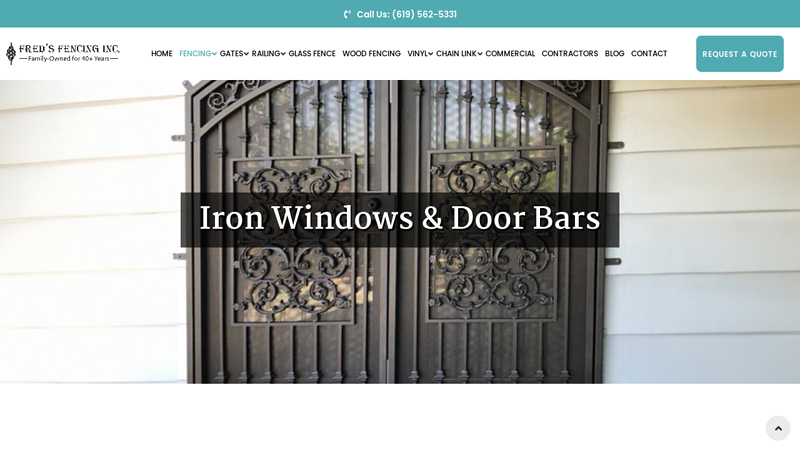 Iron Window & Door Bars