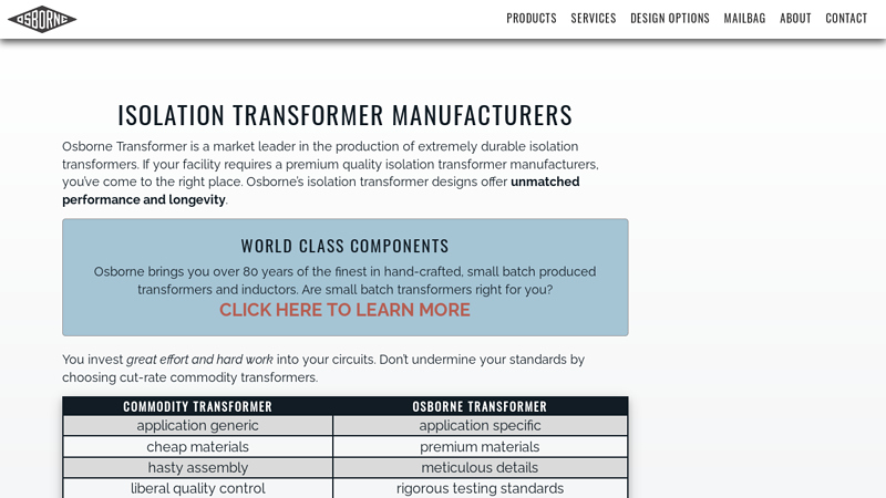 Isolation Transformer Manufacturers