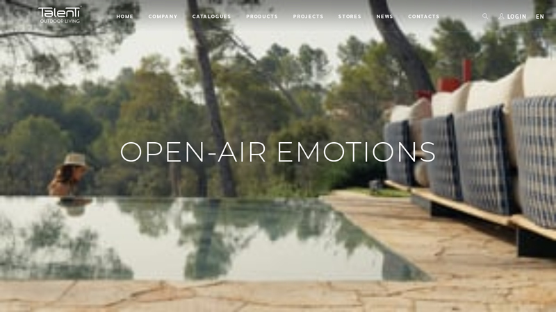 Italian garden furniture: Talenti