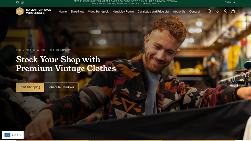 Italian Vintage Wholesale: Italian Vintage Clothing