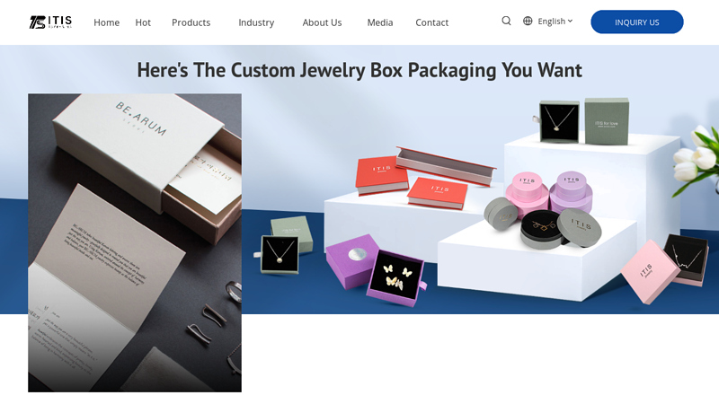 ITIS Custom Personalized Jewelry Box Paper Packaging Factory