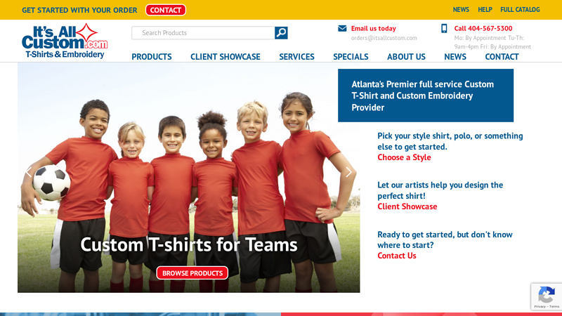 It's All Custom custom t-shirts