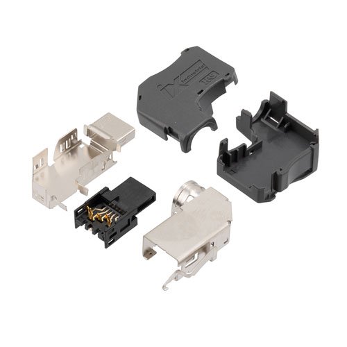 IX Industrial Right Angle Plug, 10gig, A Key for Ethernet ...