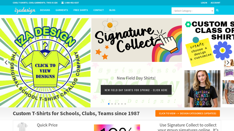 IZA Design custom t-shirts