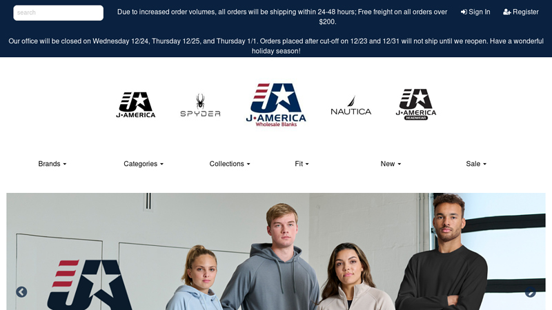 J. America Wholesale