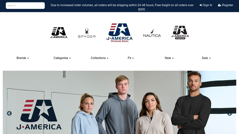 J. America Wholesale