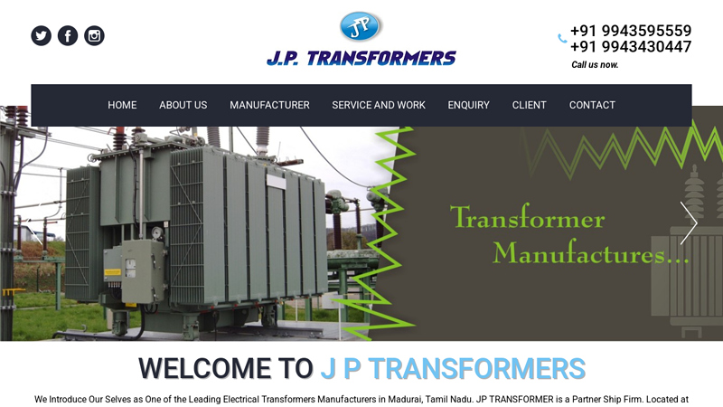 J P TRANSFORMERS