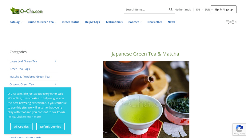 Japanese Green Tea & Matcha