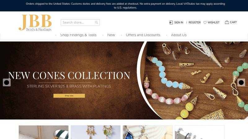 JBB Findings manufacturers. High quality beads & findings, made in ...