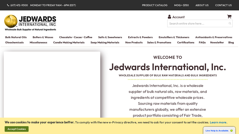 Jedwards International: Buy Bulk