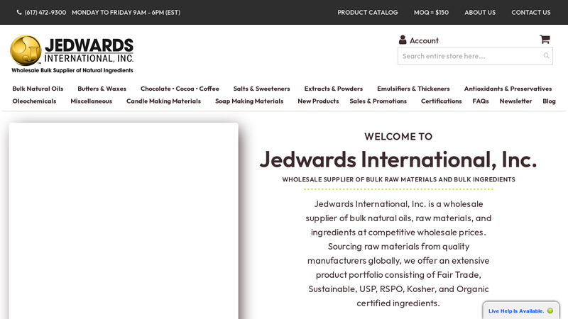 Jedwards International: Buy Bulk