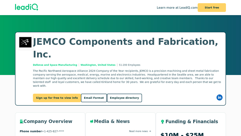 JEMCO Components and Fabrication, Inc.