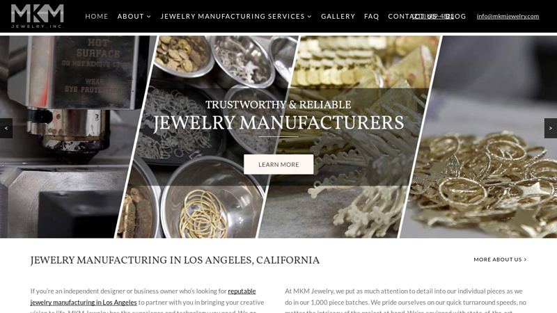 Jewelry Manufacturing in Los Angeles