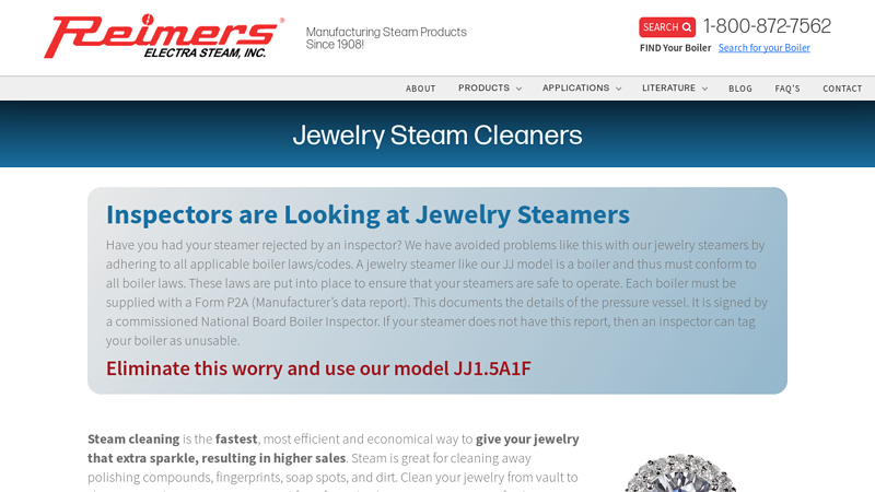 Jewelry Steam Cleaners