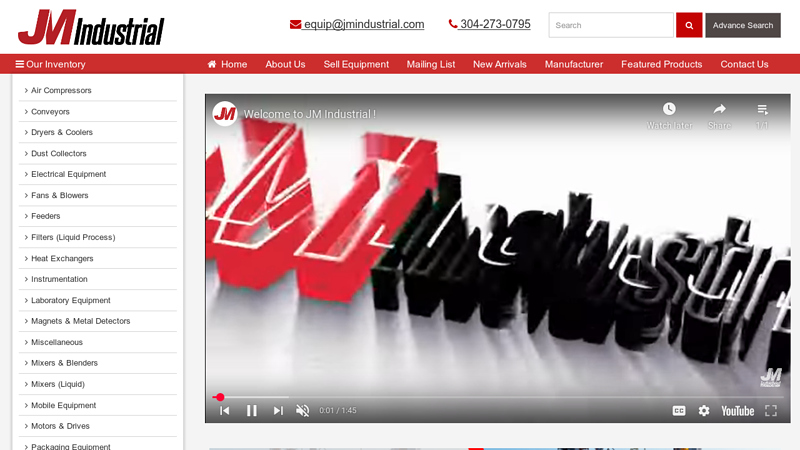 JM Industrial - Used Industrial Process Equipment