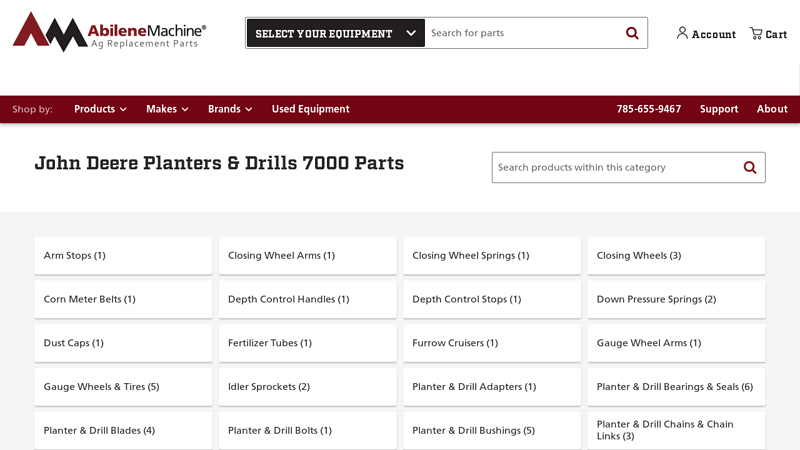John Deere Planters & Drills 7000 Parts
