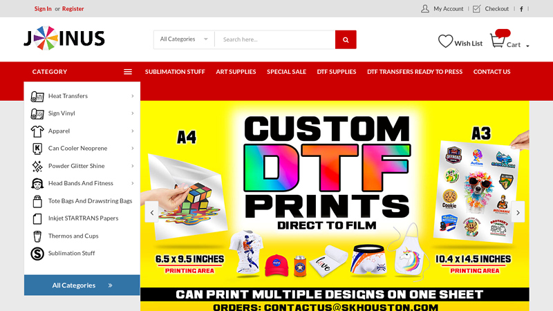 Joinus :: Heat Transfer Vinyl