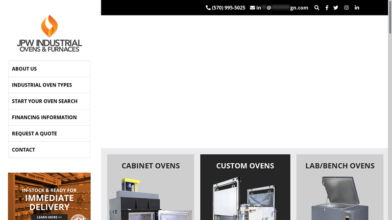 JPW Industrial Ovens & Furnaces