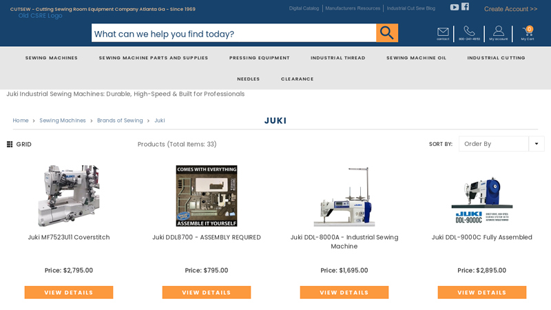 Juki Industrial Sewing Machines