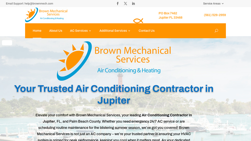 Jupiter AC Repair: Brown Mechanical Services