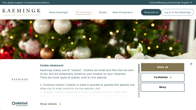 Kaemingk, your Christmas decorations wholesaler of choice